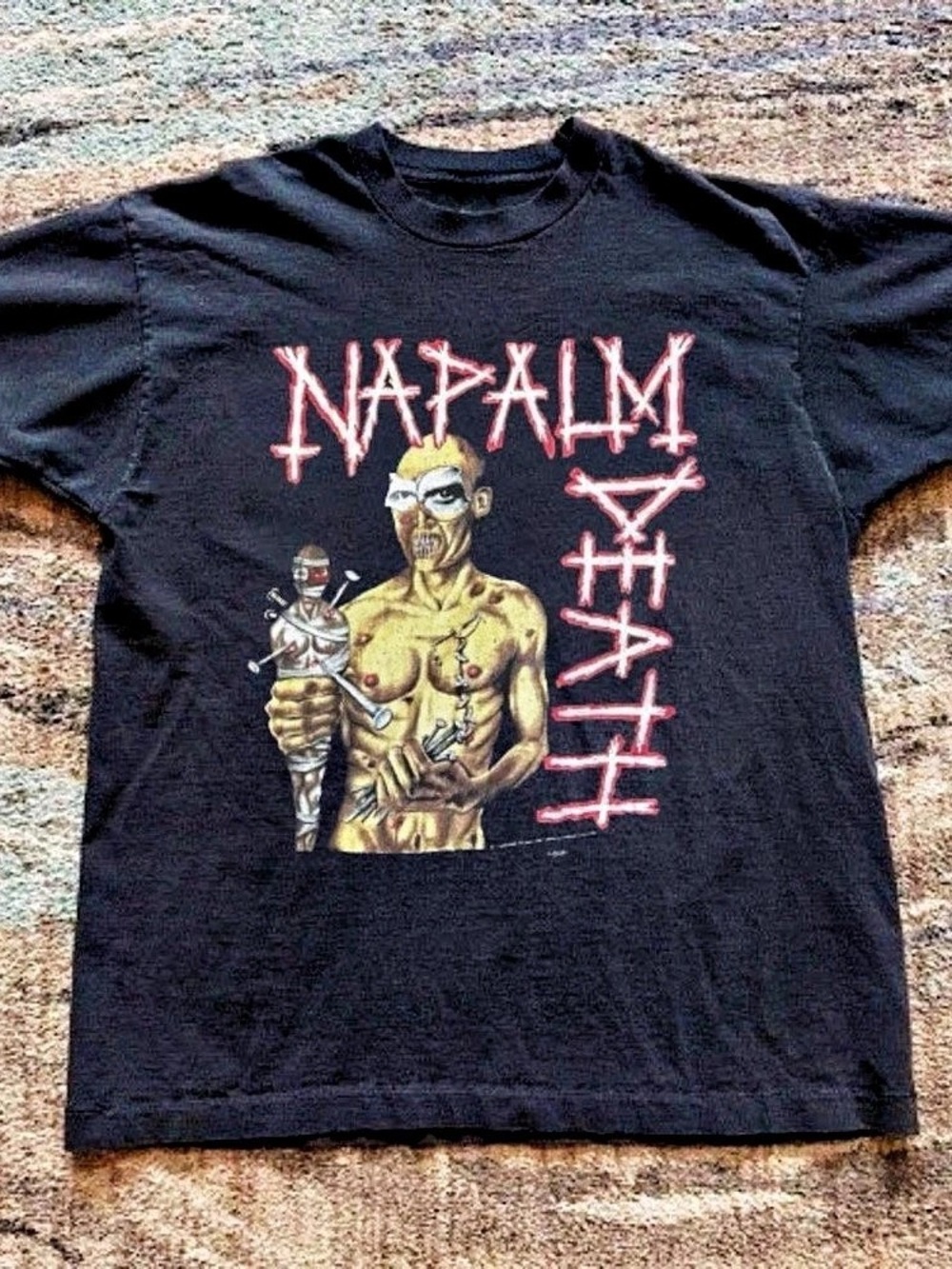 Napalm Death Graphic Short Sleeve Tee in Black